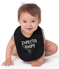 Expecto Poopy Infant Baby Bib-Direct To Garment Print-Brisco Baby
