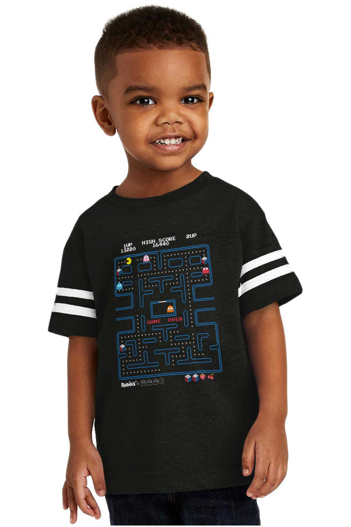 Game Screen Toddler Football Jersey Tee-Direct To Garment Print-Brisco Baby
