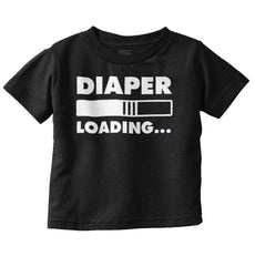 Loading Diaper Infant Toddler T Shirt-Direct To Garment Print-Brisco Baby