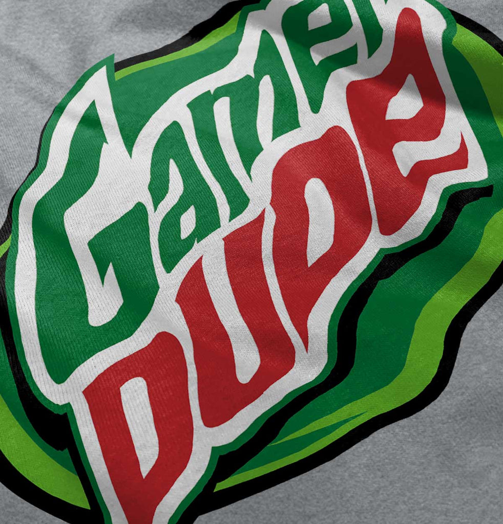 Gamer Dude Video Gaming Geek Toddler Football Jersey Tee-Direct To Garment Print-Brisco Baby