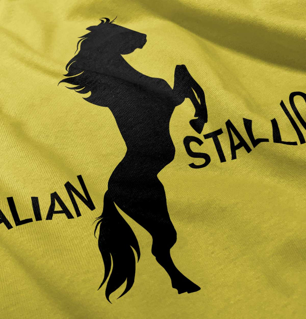 Italian Stallion Romper Bodysuit-Direct To Garment Print-Brisco Baby