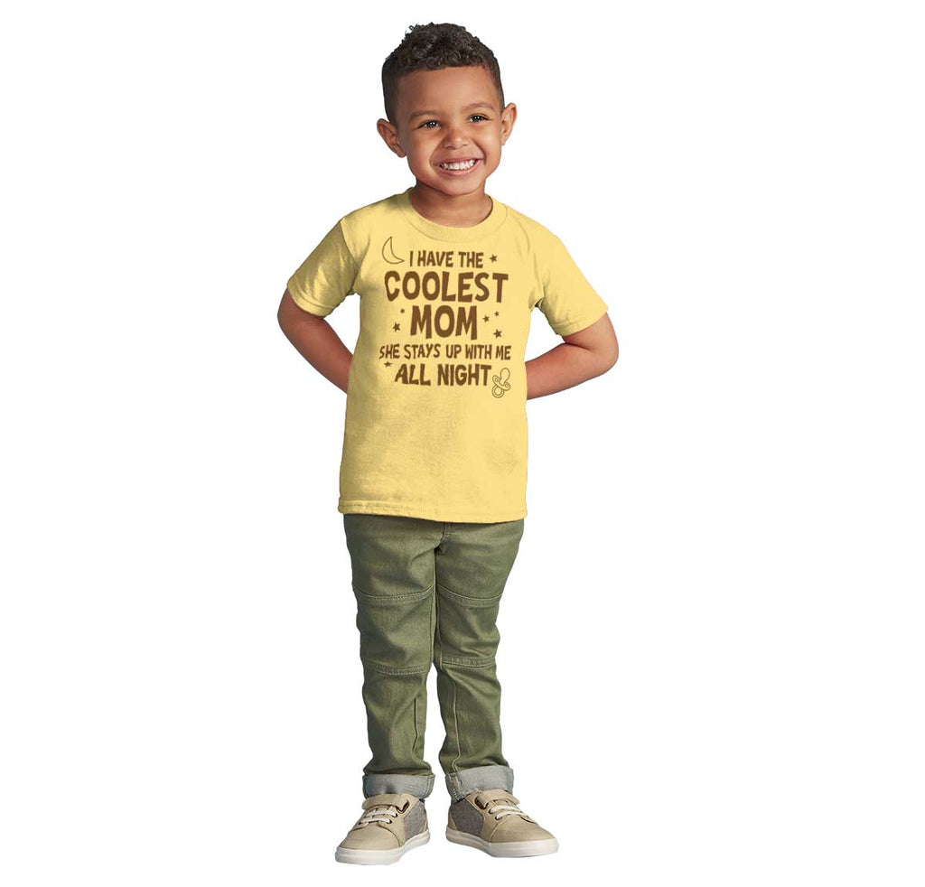 Coolest Mom Infant Toddler T Shirt-Direct To Garment Print-Brisco Baby
