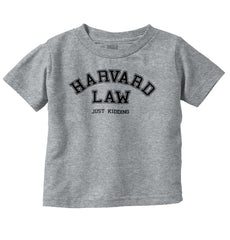 Harvard Law Infant Toddler T Shirt-Direct To Garment Print-Brisco Baby