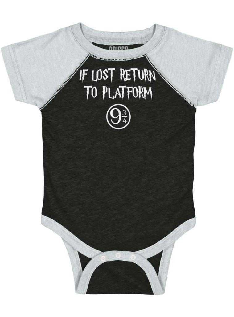 Return Platofrm 9 3/4 Raglan Romper Bodysuit-Direct To Garment Print-Brisco Baby