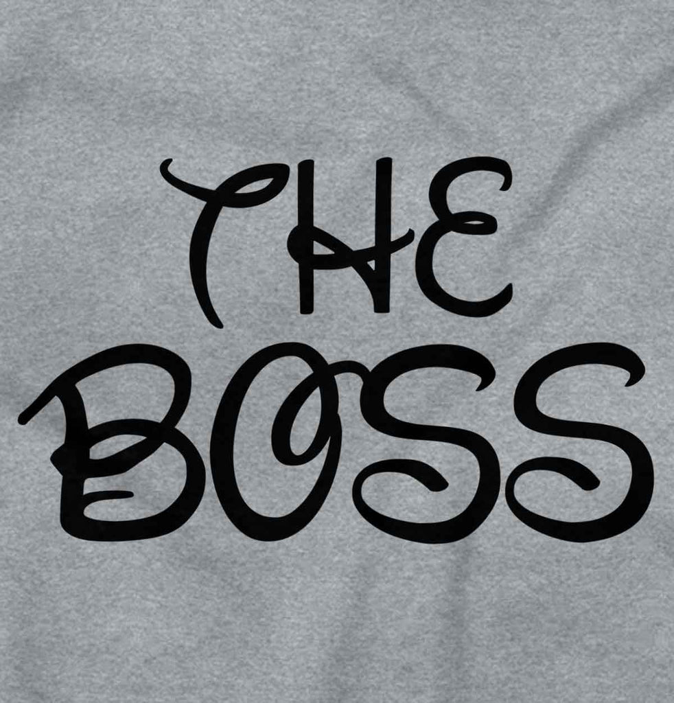The Boss Romper Bodysuit-Direct To Garment Print-Brisco Baby