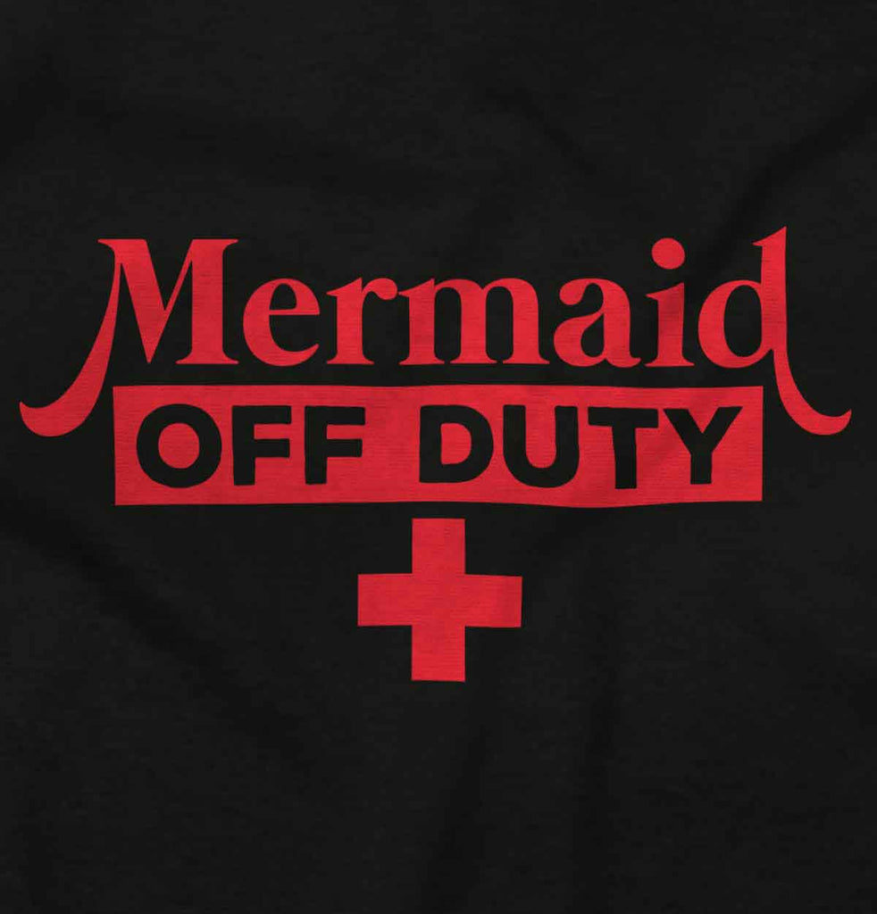 Mermaid Off Duty Infant Baby Bib-Direct To Garment Print-Brisco Baby