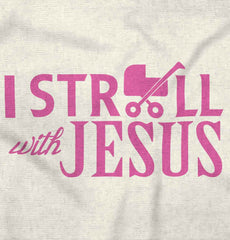 Stroll With Jesus Baby Striped Skirt Dress-Direct To Garment Print-Brisco Baby