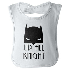 Up All Knight Infant Baby Bib-Direct To Garment Print-Brisco Baby