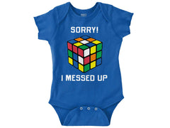 Sorry Messed Up Romper Bodysuit-Direct To Garment Print-Brisco Baby
