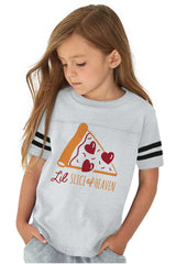 Slice Of Heaven Toddler Football Jersey Tee-Direct To Garment Print-Brisco Baby