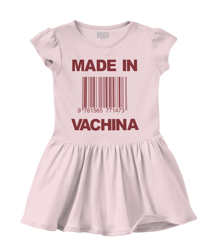 Made In Vachina Solid Baby Infant Dress-Direct To Garment Print-Brisco Baby