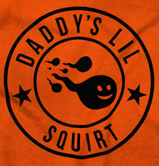 Daddy's Lil Squirt Romper Bodysuit-Direct To Garment Print-Brisco Baby
