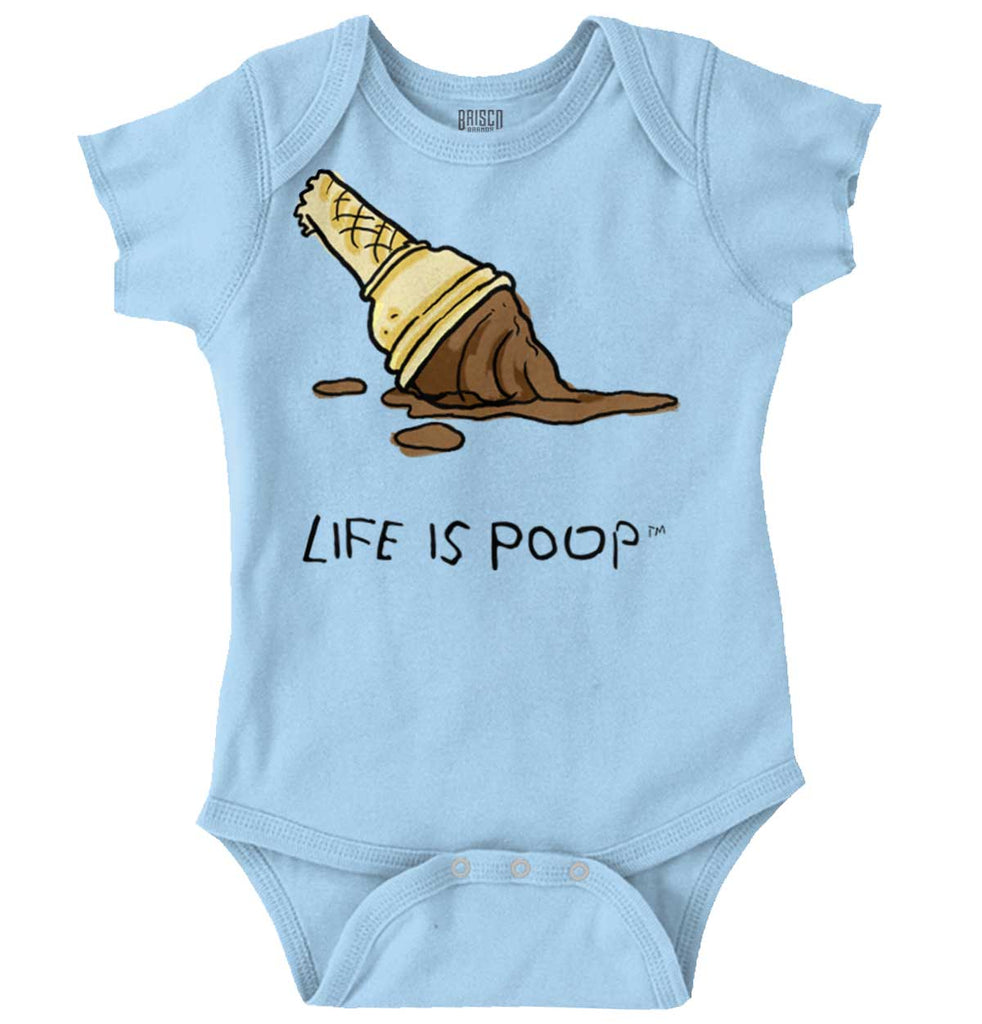 Dropped Cone Romper Bodysuit-Direct To Garment Print-Brisco Baby