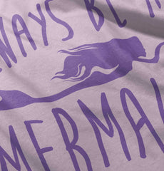 Always Be A Mermaid Romper Bodysuit-Direct To Garment Print-Brisco Baby