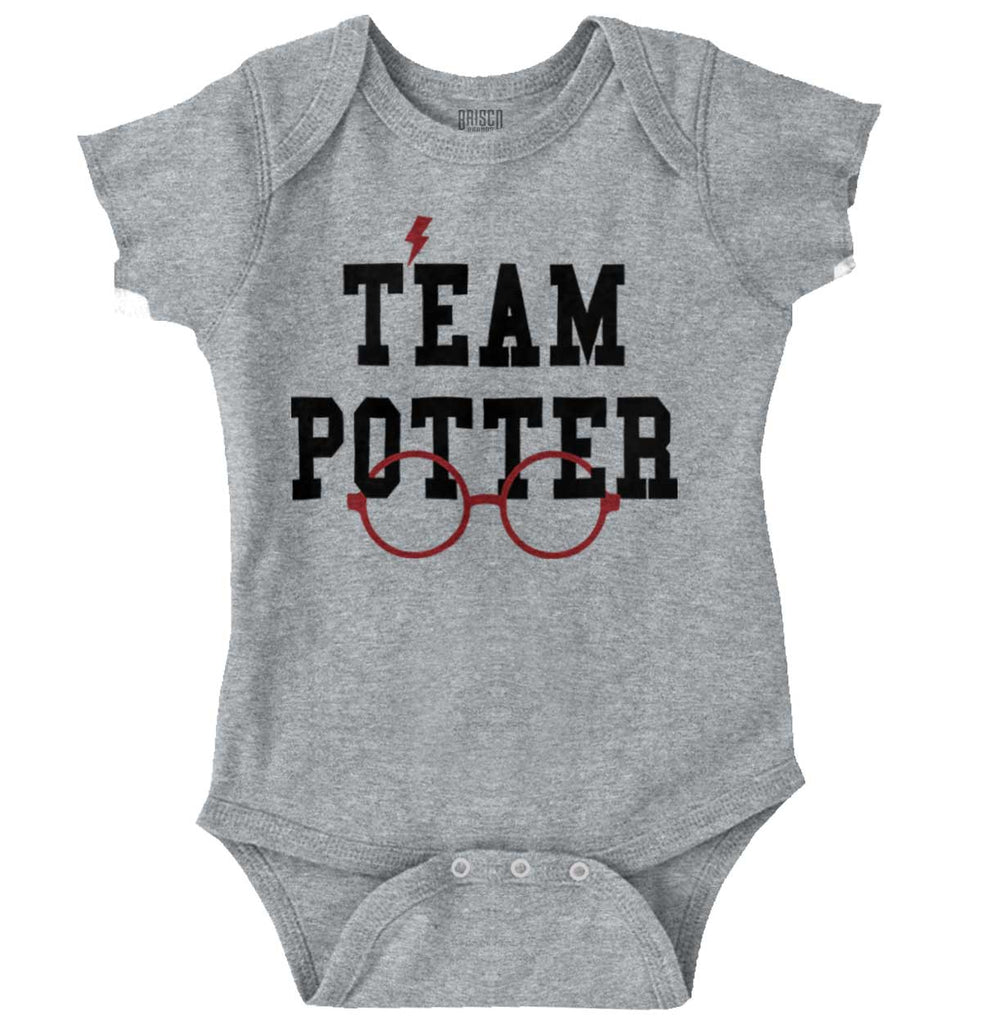 Team Potter Romper Bodysuit-Direct To Garment Print-Brisco Baby