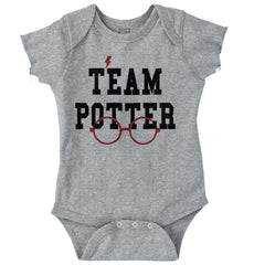 Team Potter Romper Bodysuit-Direct To Garment Print-Brisco Baby