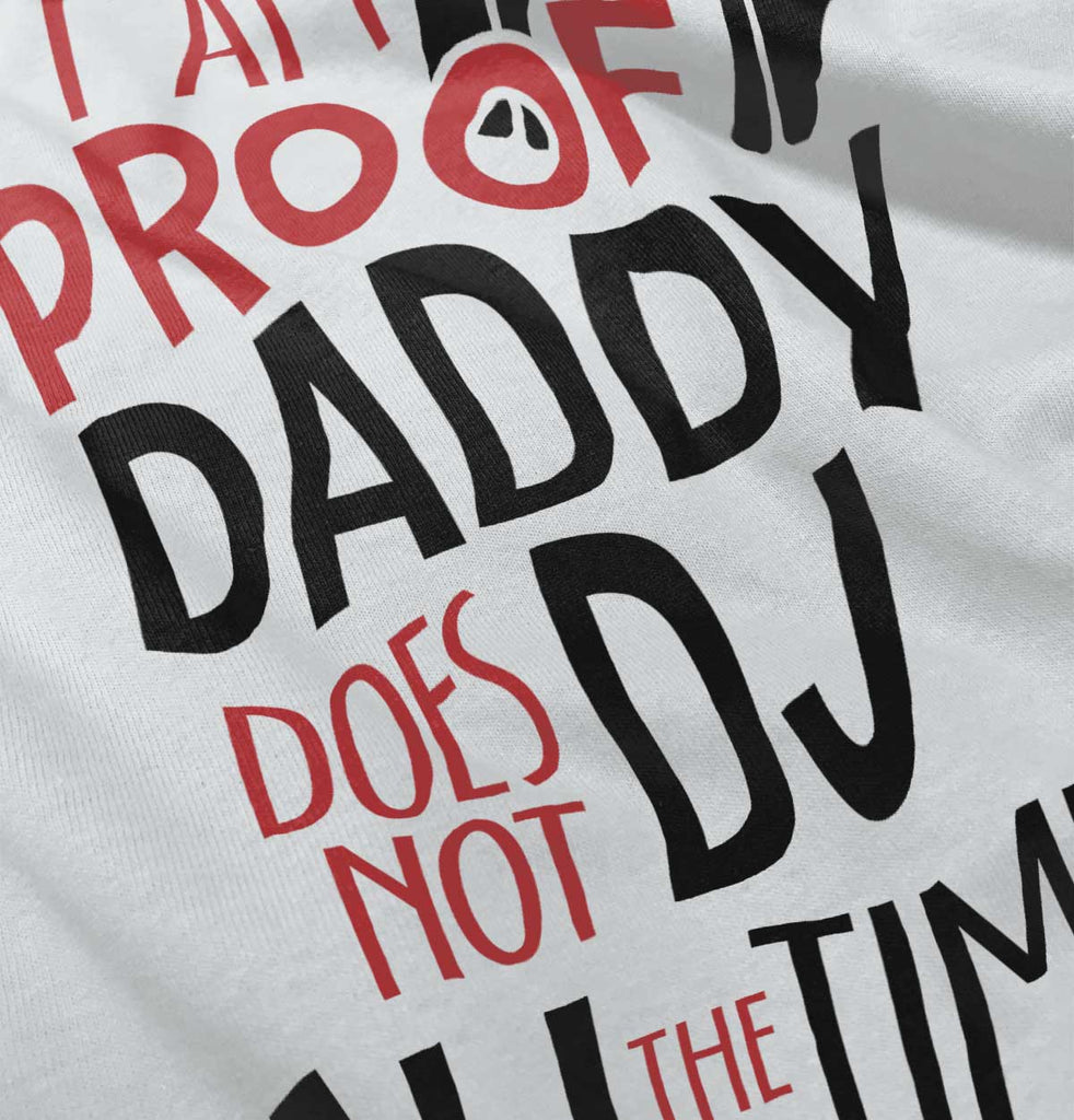 Daddy DJ Romper Bodysuit-Direct To Garment Print-Brisco Baby