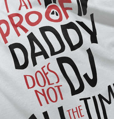Daddy DJ Romper Bodysuit-Direct To Garment Print-Brisco Baby