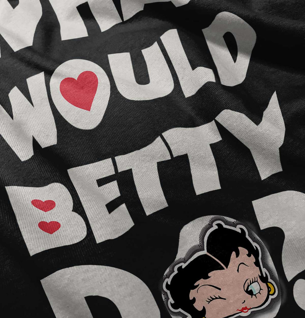 What Would Betty Do Infant Baby Bib-Direct To Garment Print-Brisco Baby