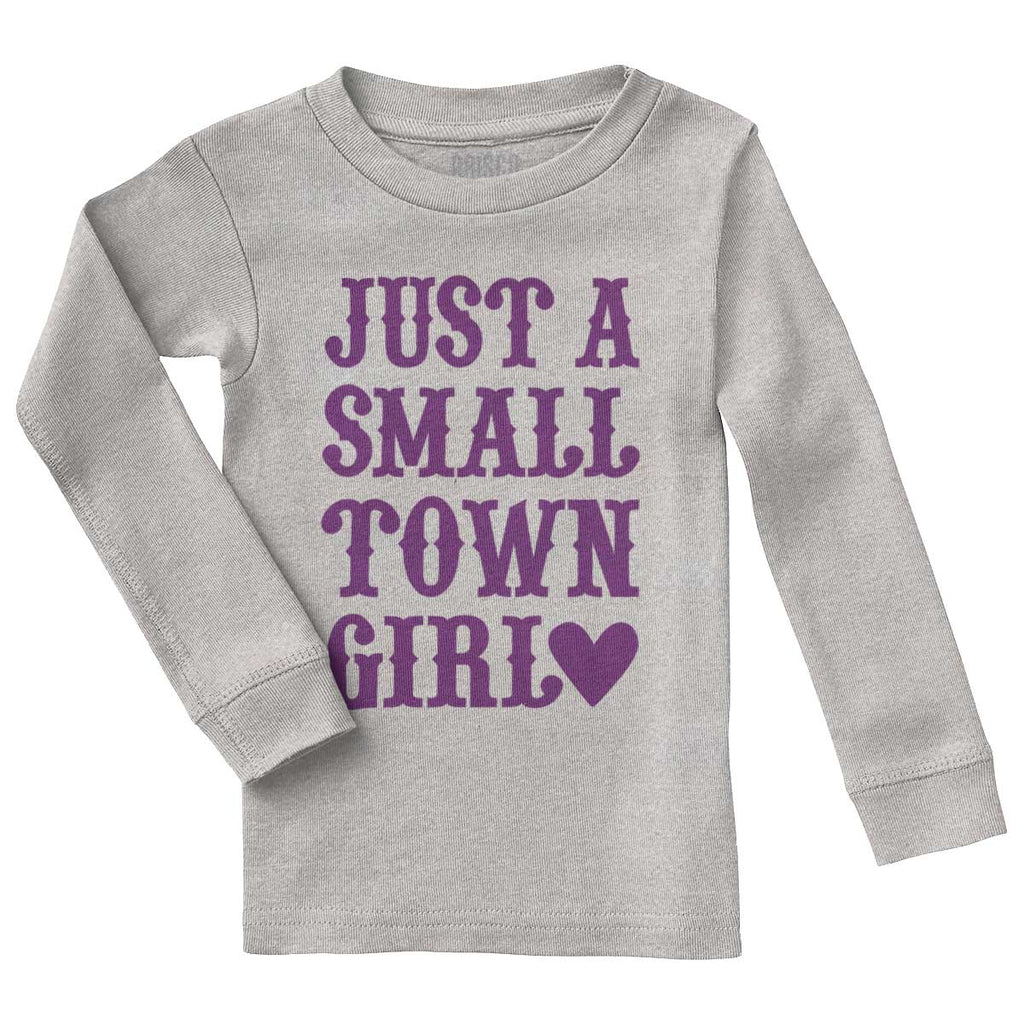 Small Town Girl Solid Baby Pajama Top-Direct To Garment Print-Brisco Baby