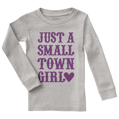 Small Town Girl Solid Baby Pajama Top-Direct To Garment Print-Brisco Baby