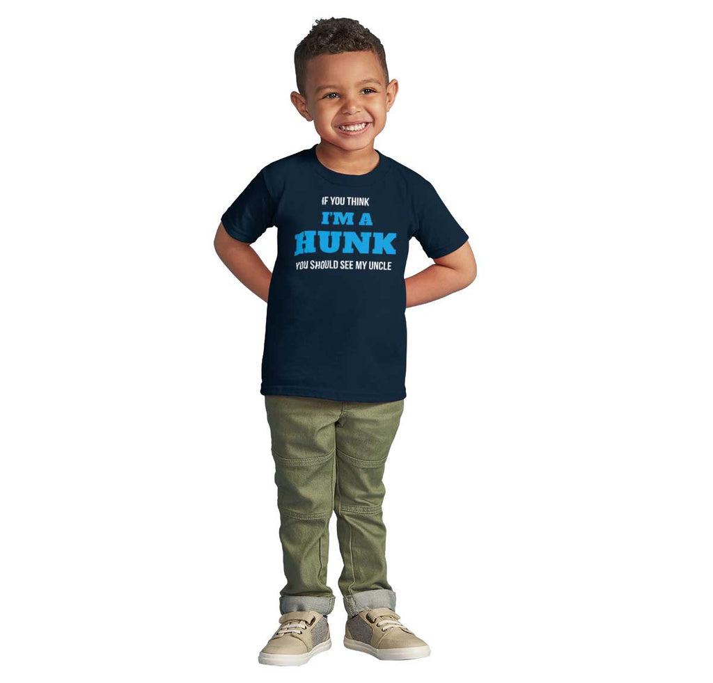 I'm A Hunk Infant Toddler T Shirt-Direct To Garment Print-Brisco Baby