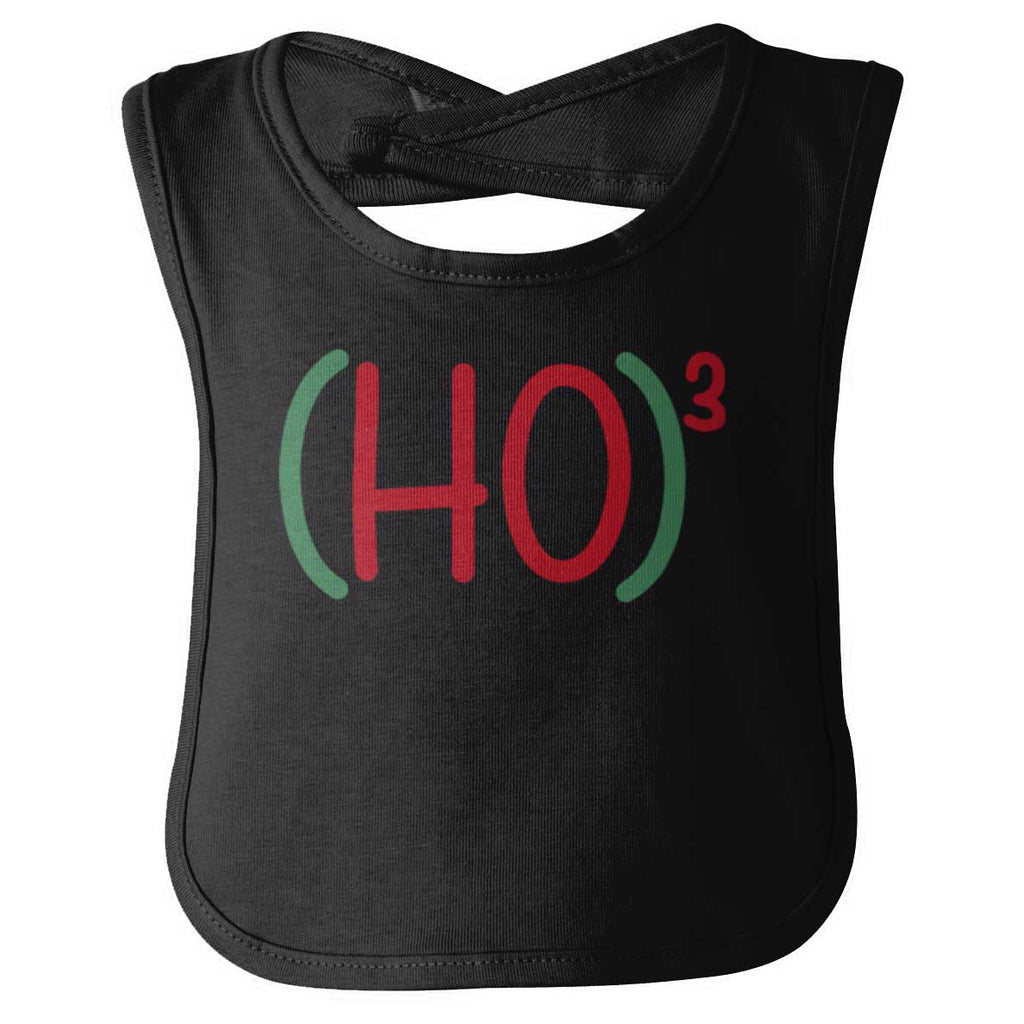 Ho Ho Ho Infant Baby Bib-Direct To Garment Print-Brisco Baby
