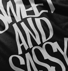 Sweet and Sassy Infant Toddler T Shirt-Direct To Garment Print-Brisco Baby