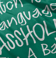 Watch The Language Toddler Pullover Hoodie-Direct To Garment Print-Brisco Baby