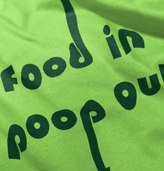 Poop out Romper Bodysuit-Direct To Garment Print-Brisco Baby