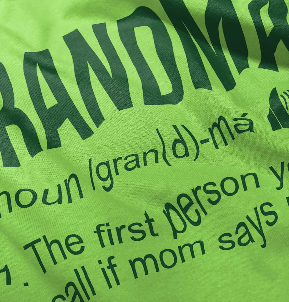 Grandma Infant Toddler T Shirt-Direct To Garment Print-Brisco Baby