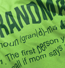 Grandma Infant Toddler T Shirt-Direct To Garment Print-Brisco Baby