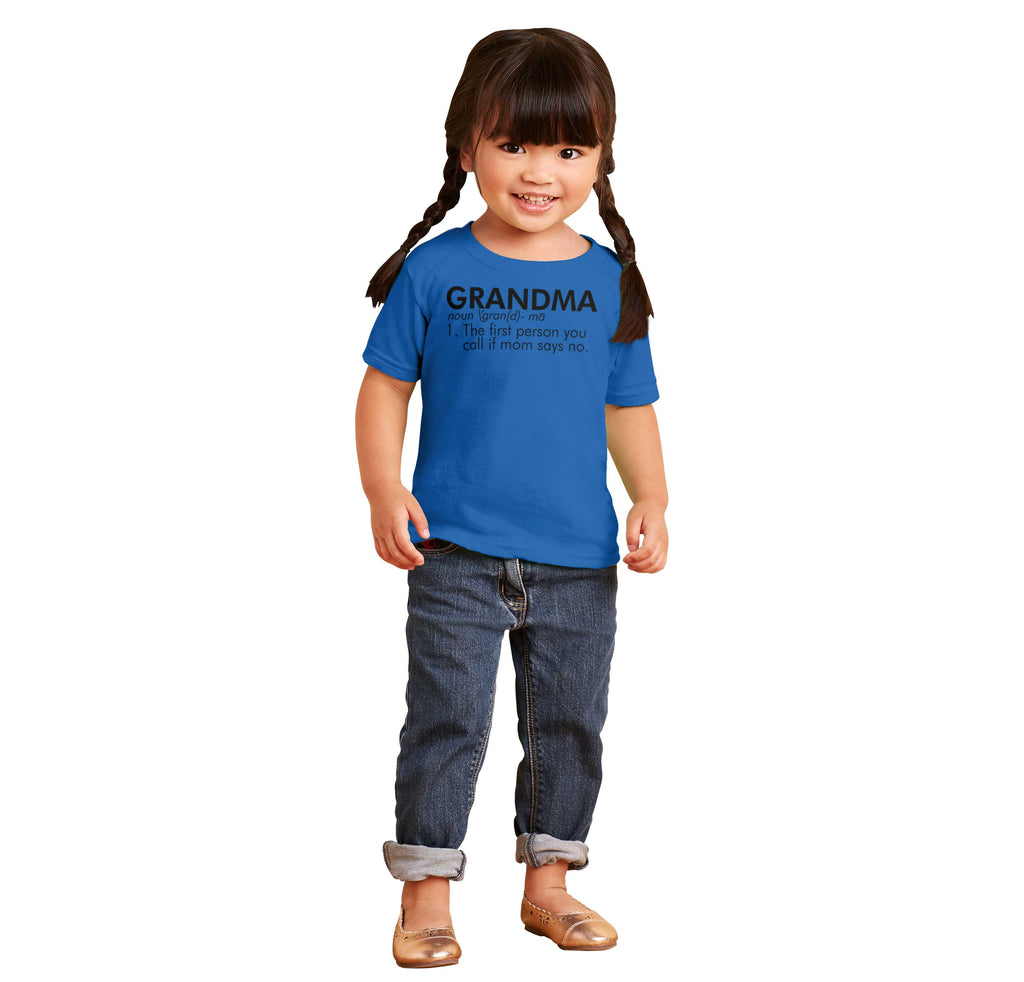 Grandma Defined Infant Toddler T Shirt-Direct To Garment Print-Brisco Baby