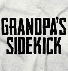 Grandpa's Sidekick Infant Toddler T Shirt-Direct To Garment Print-Brisco Baby