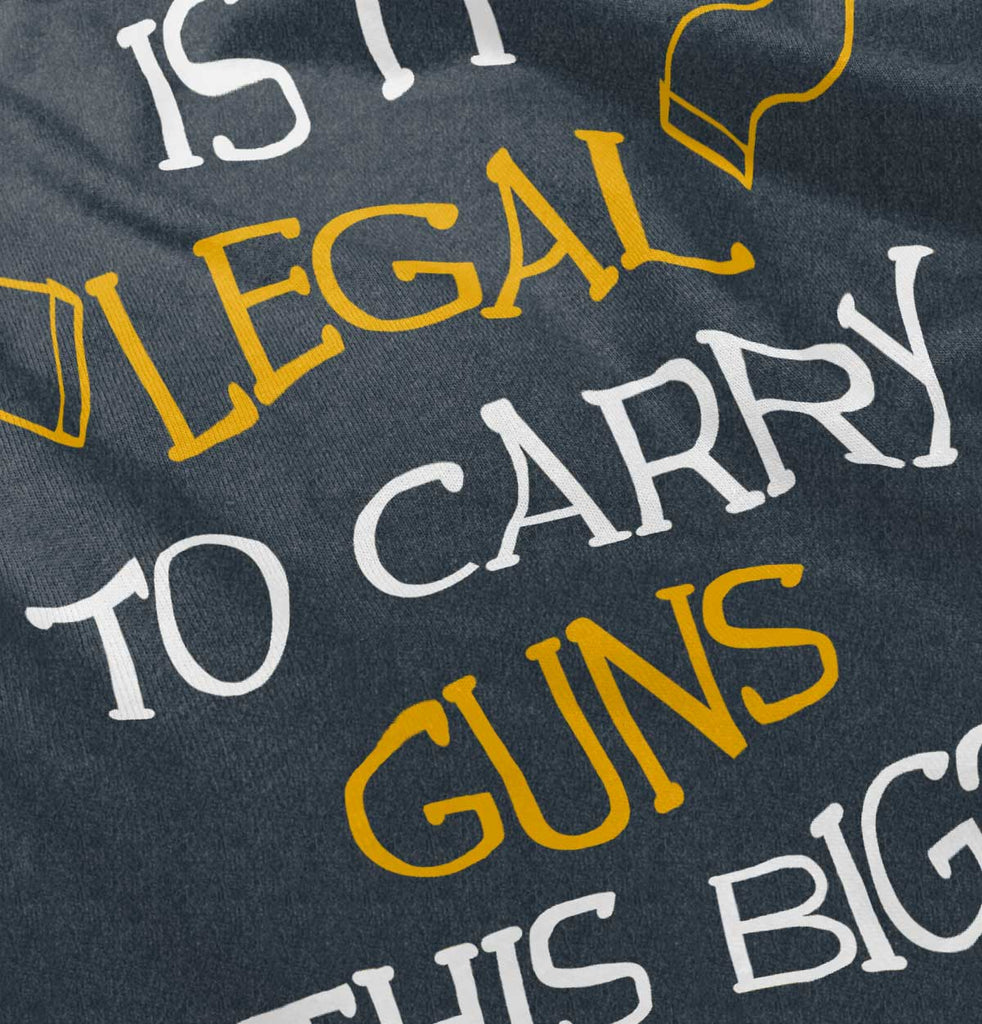 Is It Legal Football Romper Bodysuit-Direct To Garment Print-Brisco Baby