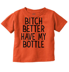 My Bottle Infant Toddler T Shirt-Direct To Garment Print-Brisco Baby