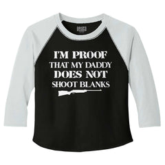 Shoot Blanks Toddler Baseball-Direct To Garment Print-Brisco Baby