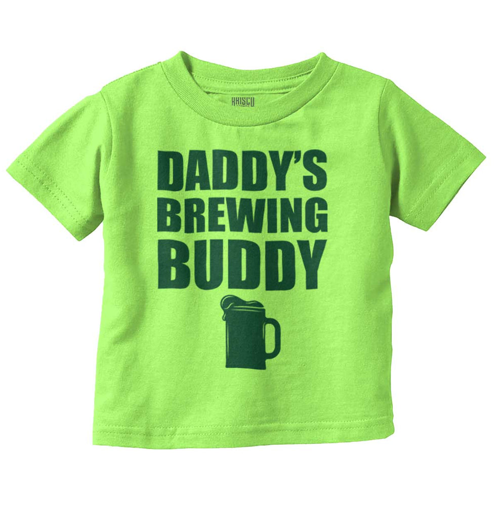 Brewing Buddy Infant Toddler T Shirt-Direct To Garment Print-Brisco Baby