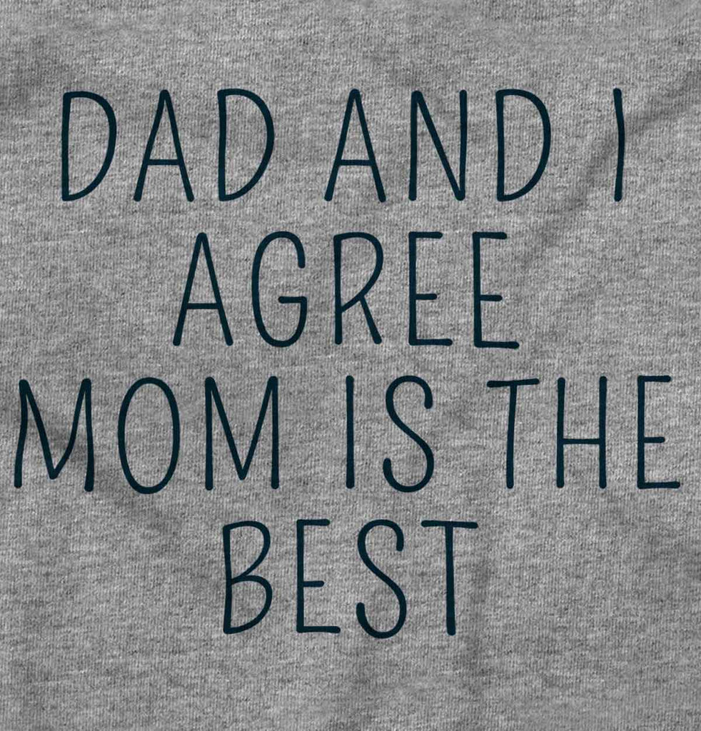 Mom Is Best Raglan Romper Bodysuit-Direct To Garment Print-Brisco Baby