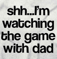 Watching the Game Romper Bodysuit-Direct To Garment Print-Brisco Baby