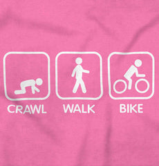 Crawl Walk Bike Baby Polka Dot Skirt Dress-Direct To Garment Print-Brisco Baby