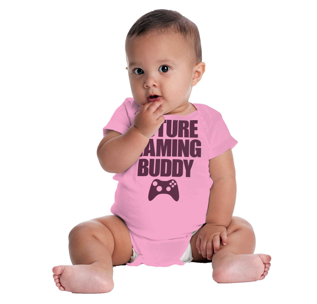 Future Gaming Buddy Romper Bodysuit-Direct To Garment Print-Brisco Baby