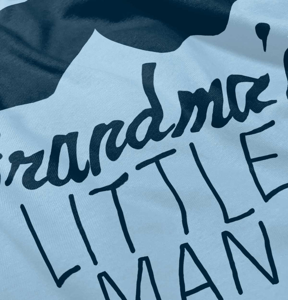 Grandma's Little Man Infant Toddler T Shirt-Direct To Garment Print-Brisco Baby