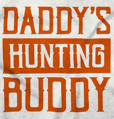 Daddys Hunting Buddy Infant Baby Bib-Direct To Garment Print-Brisco Baby