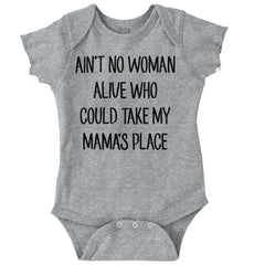 Ain't No Woman Romper Bodysuit-Direct To Garment Print-Brisco Baby