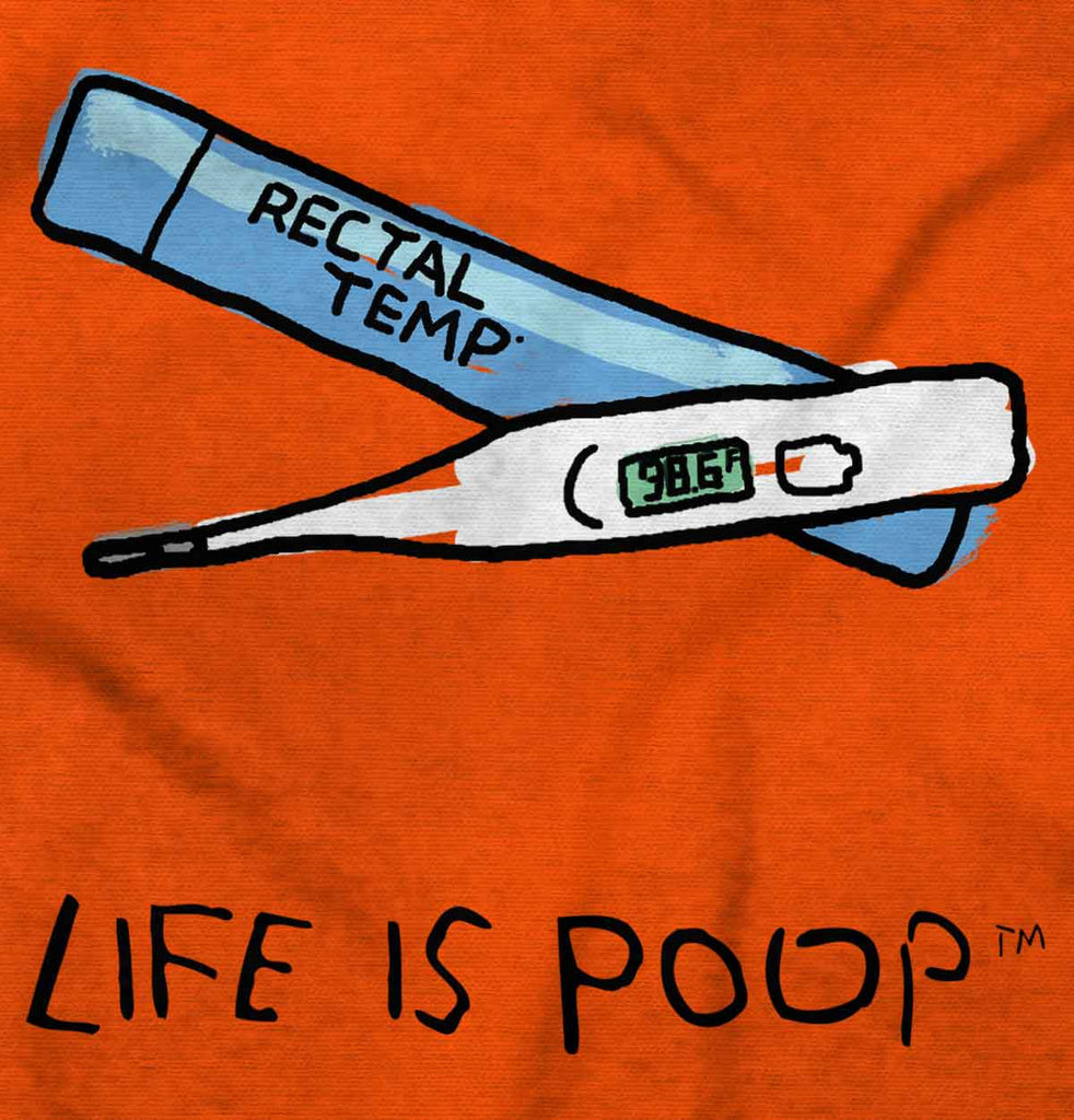 Rectal Thermometer Infant Toddler T Shirt-Direct To Garment Print-Brisco Baby