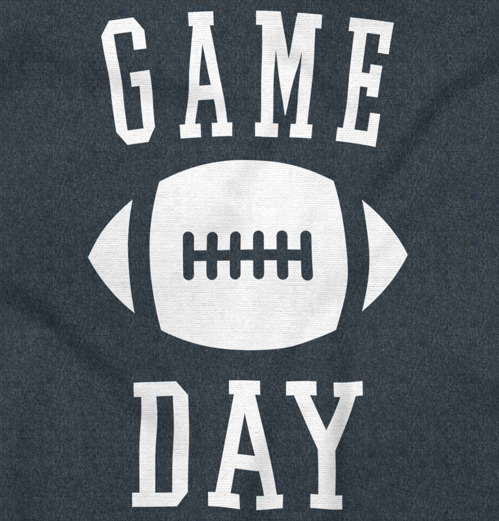 Game Day Football Romper Bodysuit-Direct To Garment Print-Brisco Baby