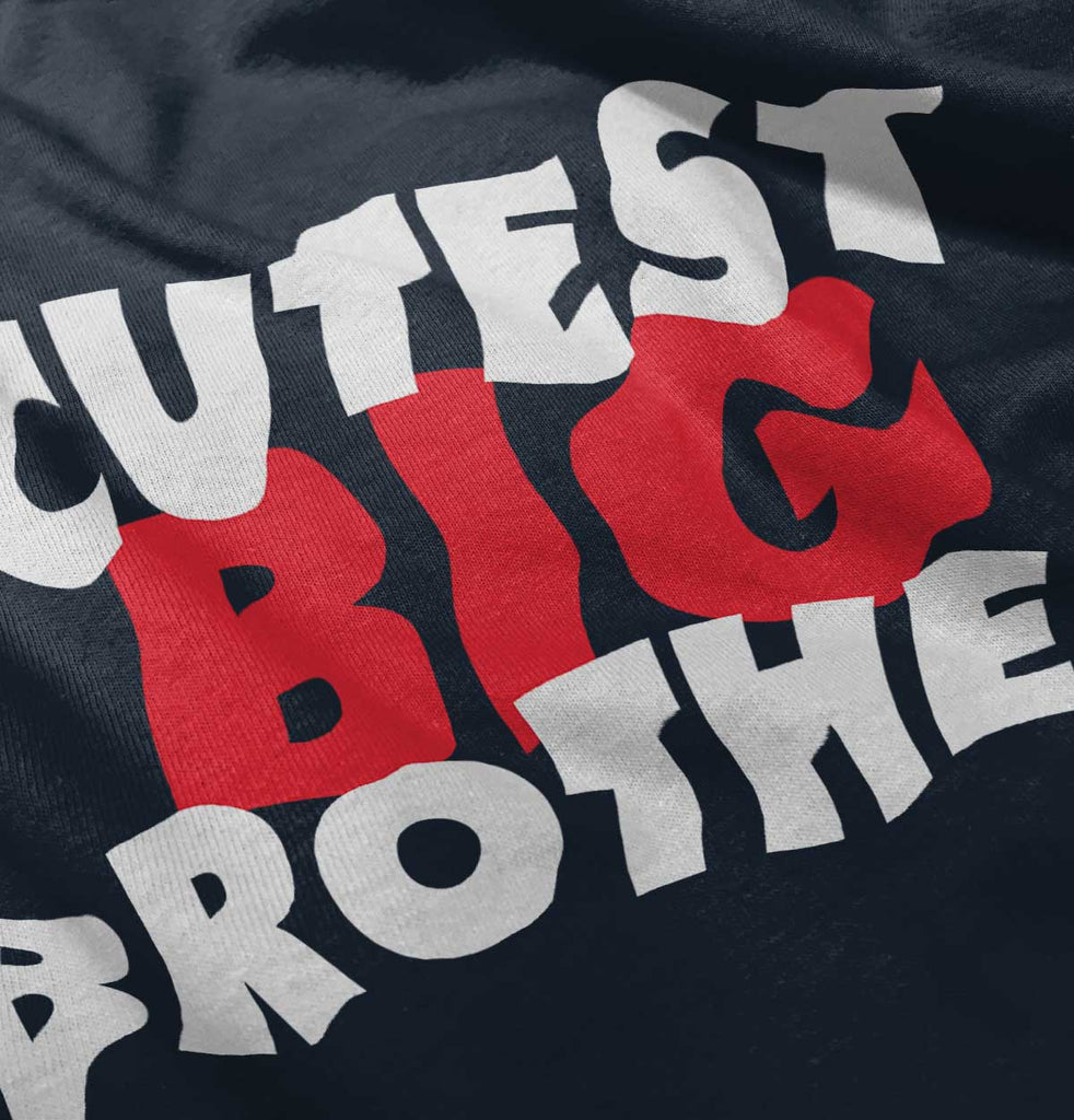 Cutest Big Brother Romper Bodysuit-Direct To Garment Print-Brisco Baby