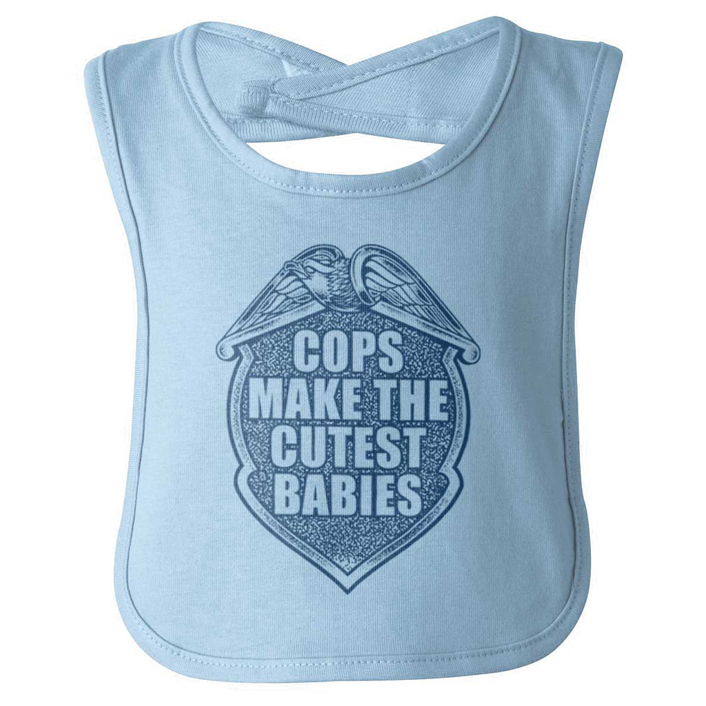 Cutest Babies Infant Baby Bib-Direct To Garment Print-Brisco Baby