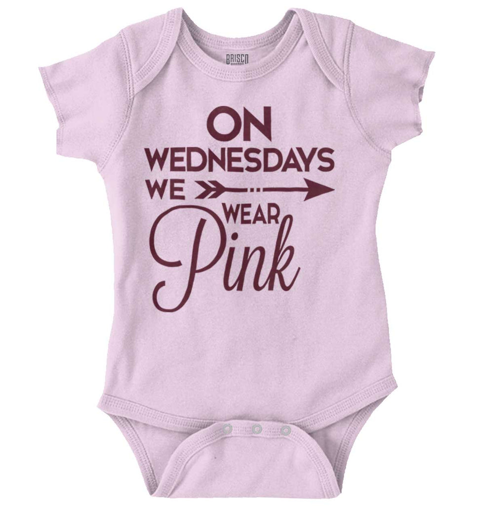 Wear Pink Romper Bodysuit-Direct To Garment Print-Brisco Baby